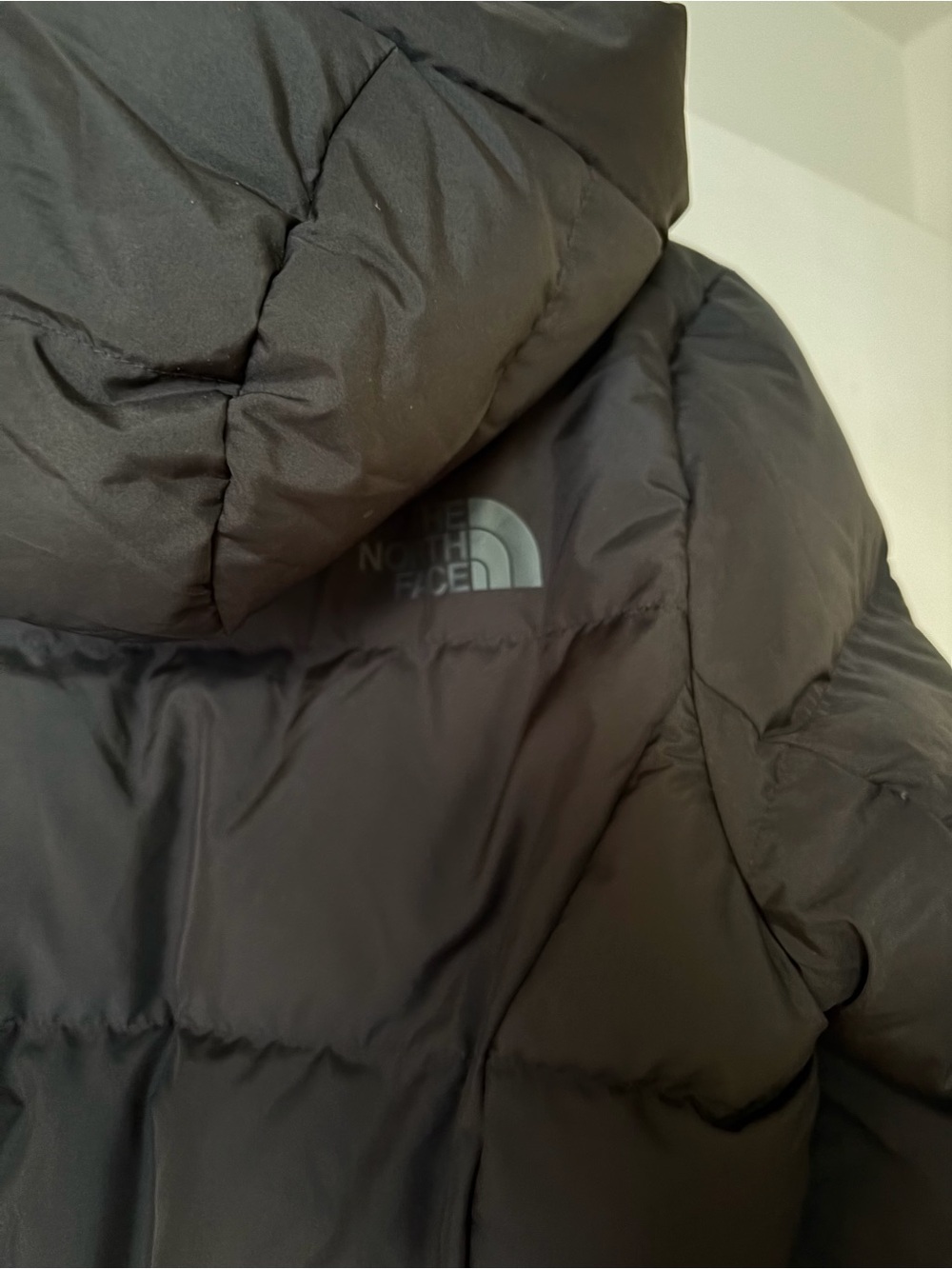 NWOT The North Face Metropolis Women's Black Hooded Long Puffer Coat size S - Picture 5 of 5